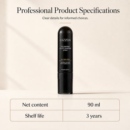 Fluffy Hair Volumizing Spray – Long-Lasting Lift with Peach Scent
