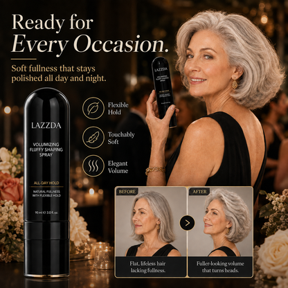 Fluffy Hair Volumizing Spray – Long-Lasting Lift with Peach Scent